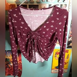 Cute flower adjustable top